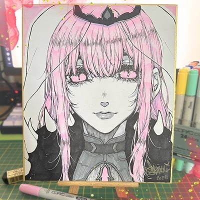 Mori calliope original art