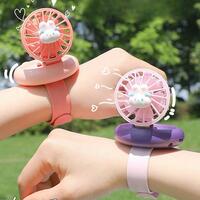 Watch small fan mini usb portable cute portable fan - Thumbnail 5