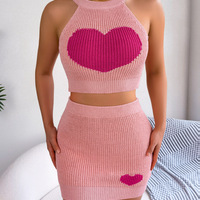 Women'S Casual Sleeveless Buttocks Two Piece Set - Thumbnail 2