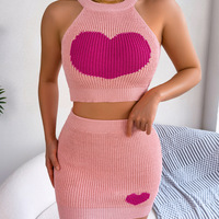 Women'S Casual Sleeveless Buttocks Two Piece Set - Thumbnail 4