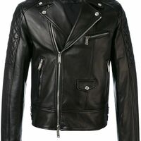 Men's Stylish motorcycle jacket real leather sheepskin jacket - Thumbnail 1