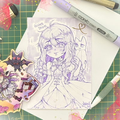 Villainess belle original art 02