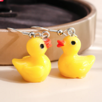 TINY DUCKIE EARRINGS - Thumbnail 1
