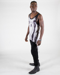 OOAK Unisex Biohazard Tail Tank - Thumbnail 3