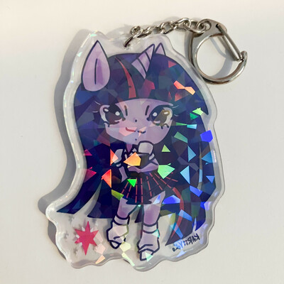【sale!!】mlp - twilight sparkle humanoid keychain 