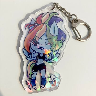 【sale!!】mlp - rainbow dash humanoid keychain