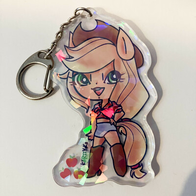 【sale!!】mlp - applejack humanoid keychain