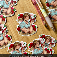 Hello Gorgeous Nigel 3" decal - Thumbnail 2