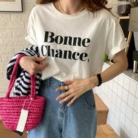 Bonne Chance Print Tee - Thumbnail 3
