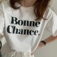 Bonne Chance Print Tee - Thumbnail 4