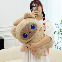 Cartoon Siamese Cat Doll Blue Eyed Cat Plush Toy - Thumbnail 4