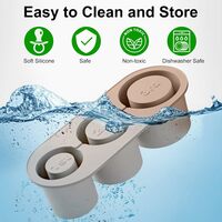 Ice Cube Tray for Stanley Cup, Silicone Ice Cube Maker With Lid for 30-40oz Tumbler, for Chilling Whiskey, Cocktails, Drinks, Coffee - Thumbnail 4