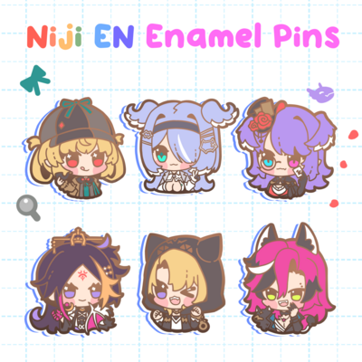 NijiEN Enamel Pins