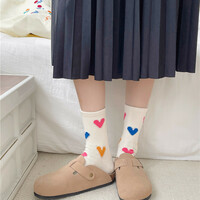 2pairs Love Hearts Cotton Socks - Thumbnail 3