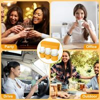 Ice Cube Tray for Stanley Cup, Silicone Ice Cube Maker With Lid for 30-40oz Tumbler, for Chilling Whiskey, Cocktails, Drinks,  - Thumbnail 5