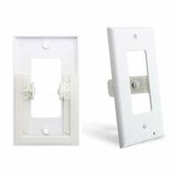 4 Pcaks Wall Outlet Plate LED Guide Night Light, Illuminated Plug Cover With Sensor Inductive guide night light Easy Snap On No Wire Or Battery - Thumbnail 3