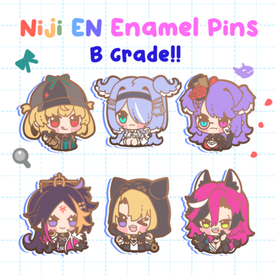 [B Grade] NijiEN Enamel Pins