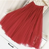 Black Sequin Skirt Outfit,  Sparkle Tulle Skirt,  Plus Size Tulle Maxi Skirt,  Sequined Party Skirt - Thumbnail 15