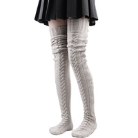 Extra-thick Wool in Autumn and Winter Piled Knee-high Stockings. - Thumbnail 3