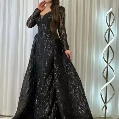 Black mother of the bride/ groom dresses prom dress chiffon pants formal wedding guest gowns 