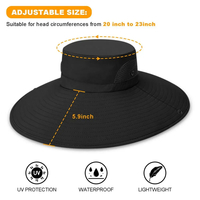 Breathable Hat for Men Women UV Sun Protection Wide Visor Hat - Thumbnail 6