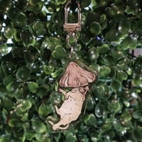 Mushroom Cat Keychain - Thumbnail 2