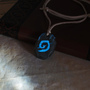⚶ Hearthstone necklace ⚶ wow inspired, glow in the dark necklace-4