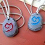 ⚶ Hearthstone necklace ⚶ wow inspired, glow in the dark necklace-3
