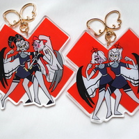 Hazbin Hotel Double-Sided Acrylic Keychain - Thumbnail 5