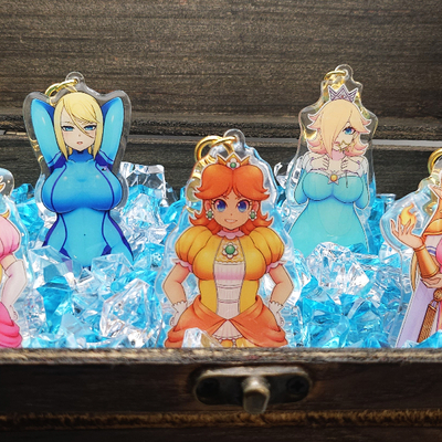 Smash girl charms (double-sided)