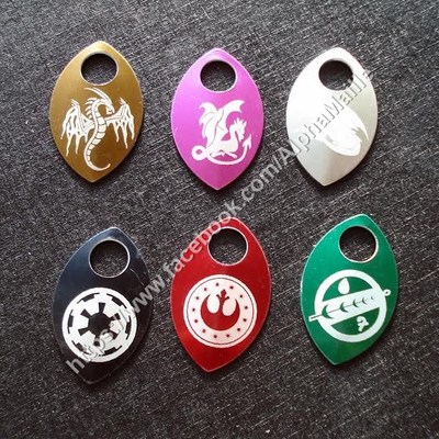 Laser engraved scales - customizable