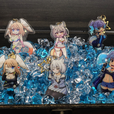 Xenoblade charms (double-sided)