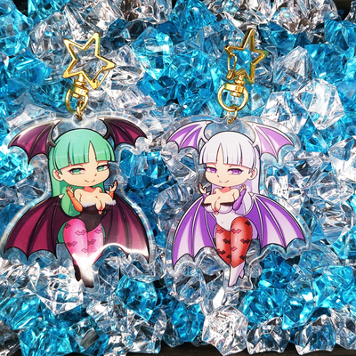 Darkstalkers charms (double-sided)