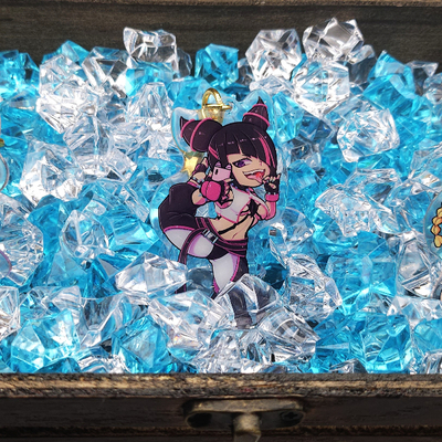 Street fighter charms (double-sided)