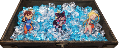 Street Fighter Charms (Double-Sided)