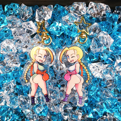 Street fighter charms (double-sided)