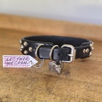 2-1-2 small dome studs Collar - Thumbnail 2