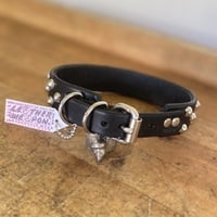 2-1-2 small dome studs Collar - Thumbnail 3