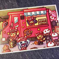 Team Rocket Food Truck Mini Print - Thumbnail 2