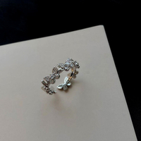 Butterfly Diamond Open Ring - Thumbnail 1