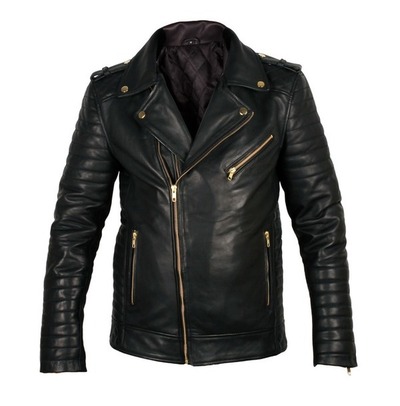 Black Biker Leather Jacket For Mens, Mens Fashion Leather Jacket