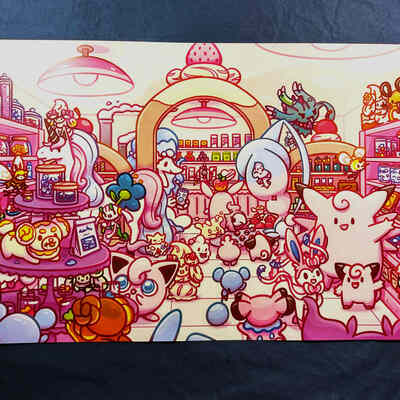 Candy shop poke print