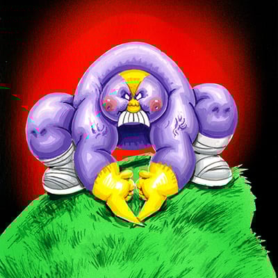 Maximum max / super size sam final art - slop culture kids  series 2 2024