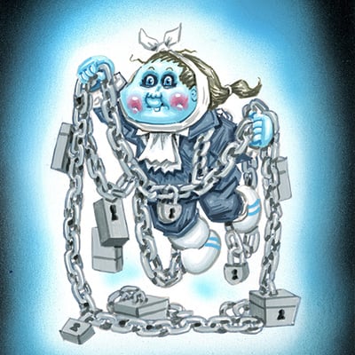 Melancholy marley / christmas carole final art - slop culture kids  series 2 2024