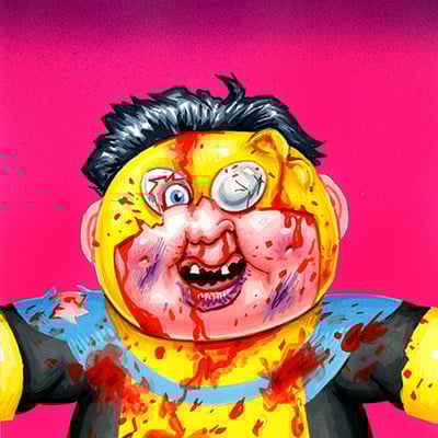 Vince ible / marred mark final art - slop culture kids  series 2 2024