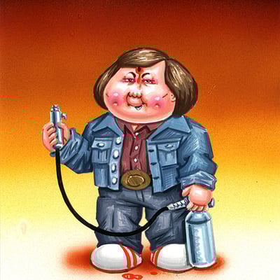 Noah country / anarchist anton final art - slop culture kids  series 2 2024