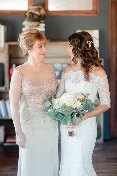 Elephant Mermaid Lace Mother of Birde/ Groom Dress Evening Prom Dress