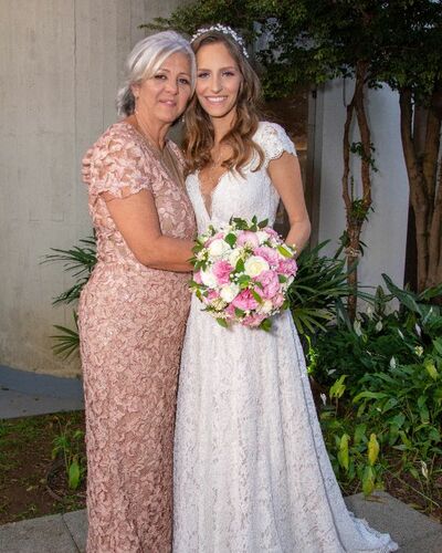 Simple Lace Mother of Birde/ Groom Dress Evening Prom Dress