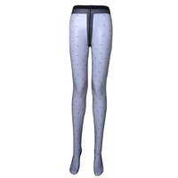 Sexy Spring and Autumn Ultra-thin 0d Polka-dot Black Stockings Bottoming Pantyhose - Thumbnail 2