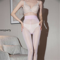 Sexy Ultra-thin 0-d Bottoming Oil Shiny Stockings Pantyhose - Thumbnail 2